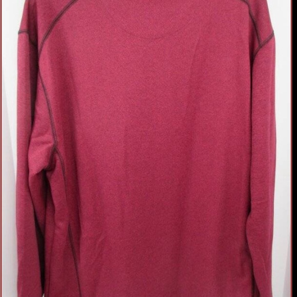 Pebble Beach men’s mock neck maroon pullover performance jacket size L - Picture 3 of 9